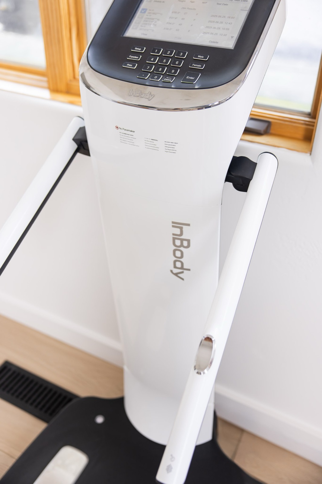 The InBody body composition analyzer at BioPeak